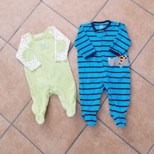 Little Boys Footed Onesies Bundle